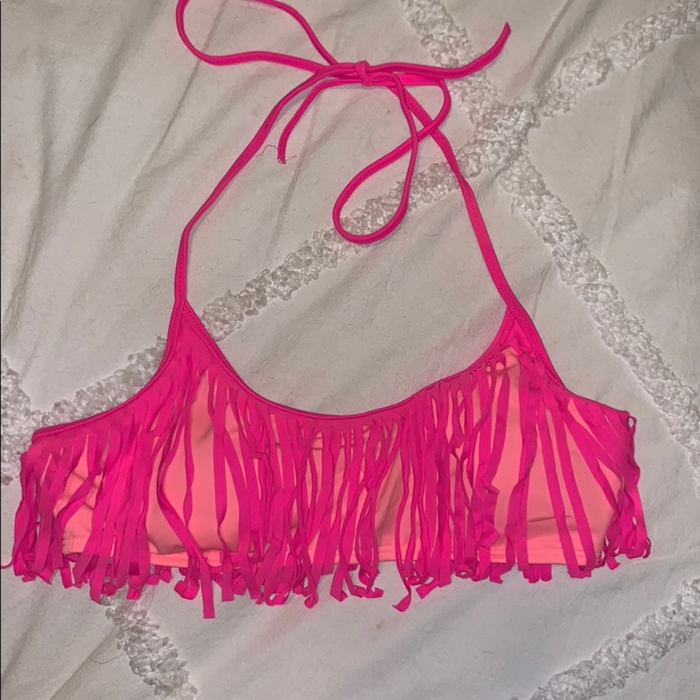 PINK Victoria’s Secret fringe bikini top